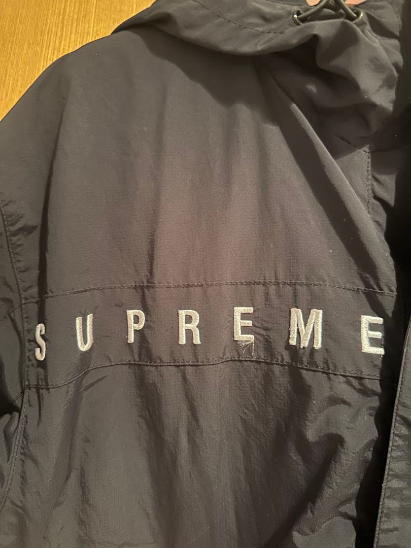 ジャケット・アウター Supreme Curve LOGOS Ripstop Jacket Black