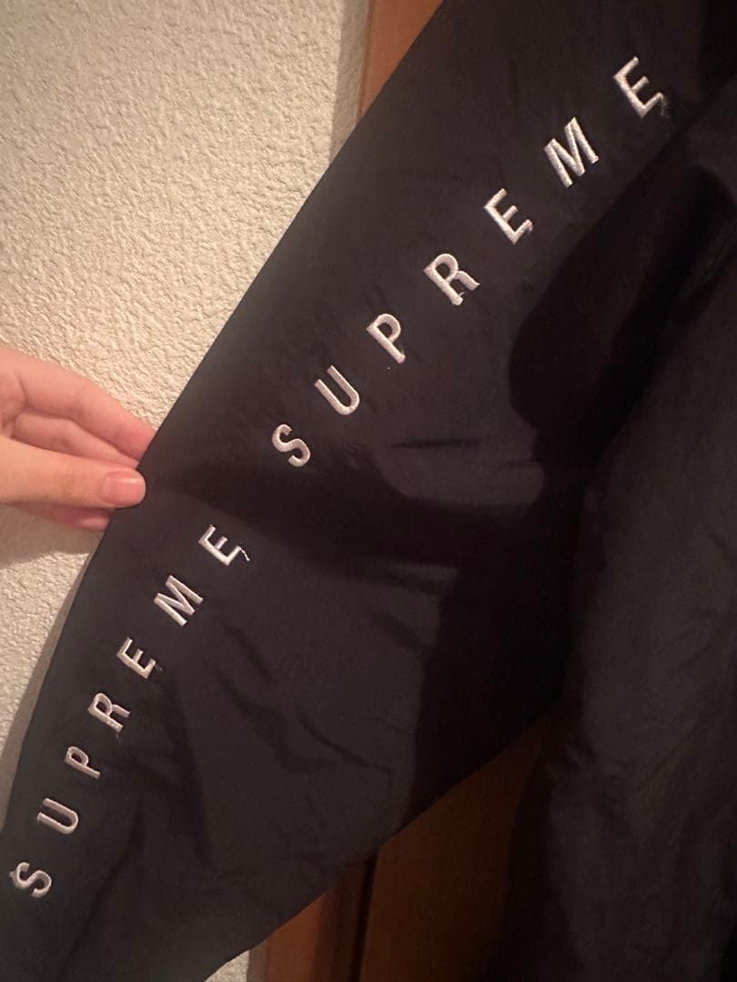 ジャケット・アウター Supreme Curve LOGOS Ripstop Jacket Black