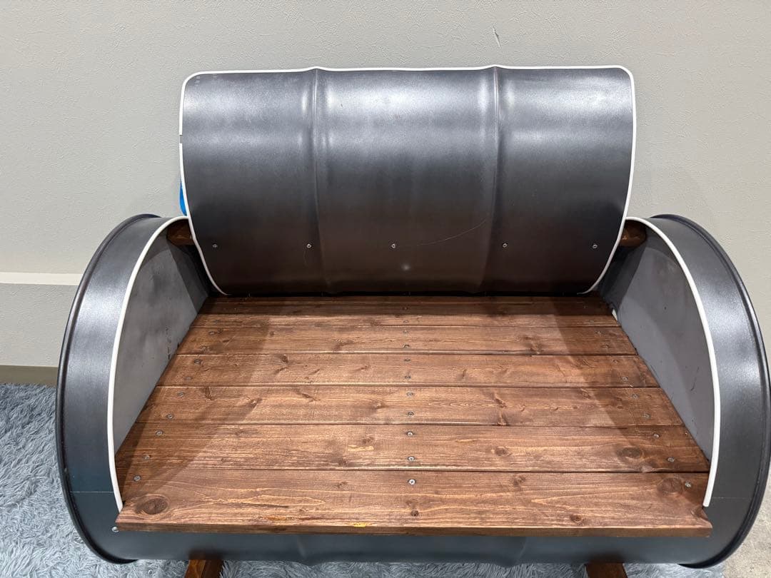 ドラム缶リメイク DIYソファ＆テーブルセット