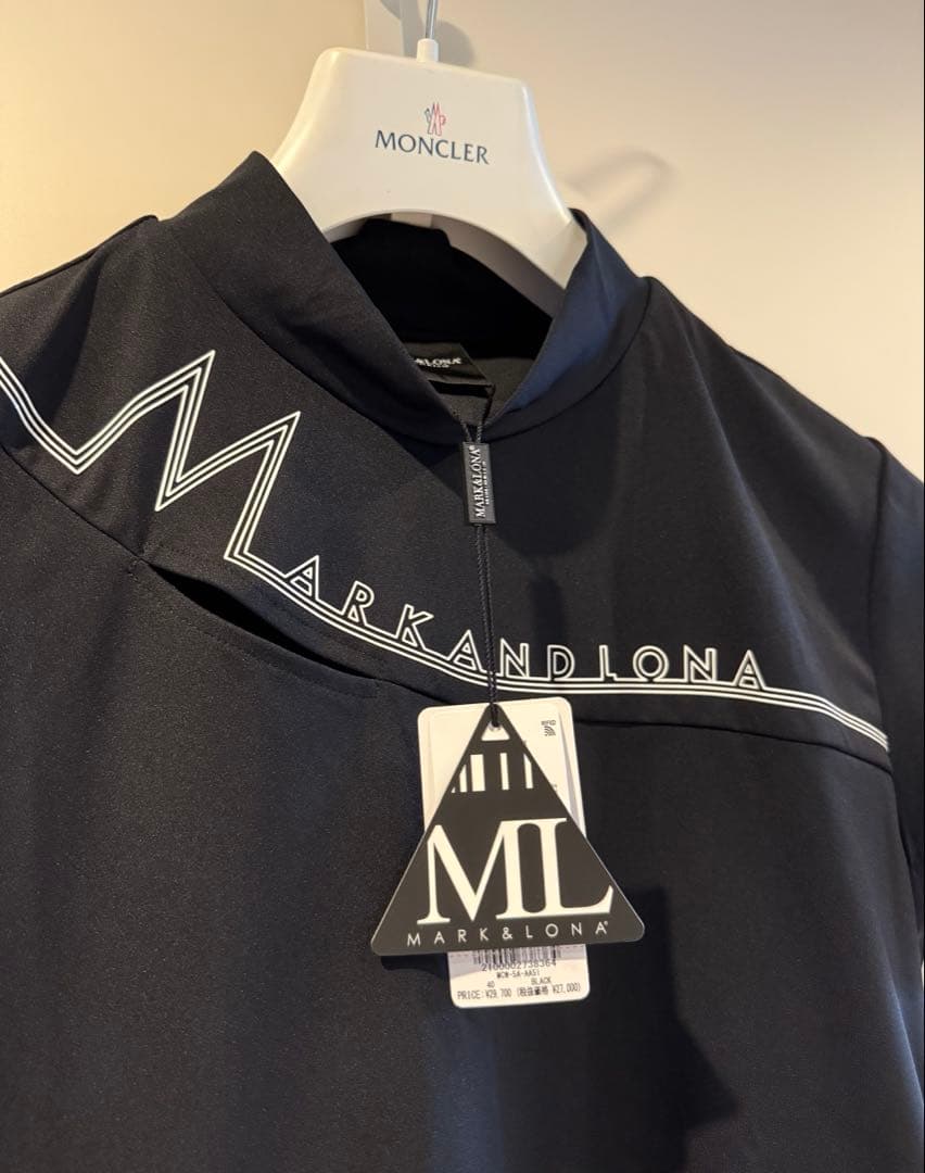 新品 ✨2025最新 MARK&LONA モックネック シャツ マーク&ロナ