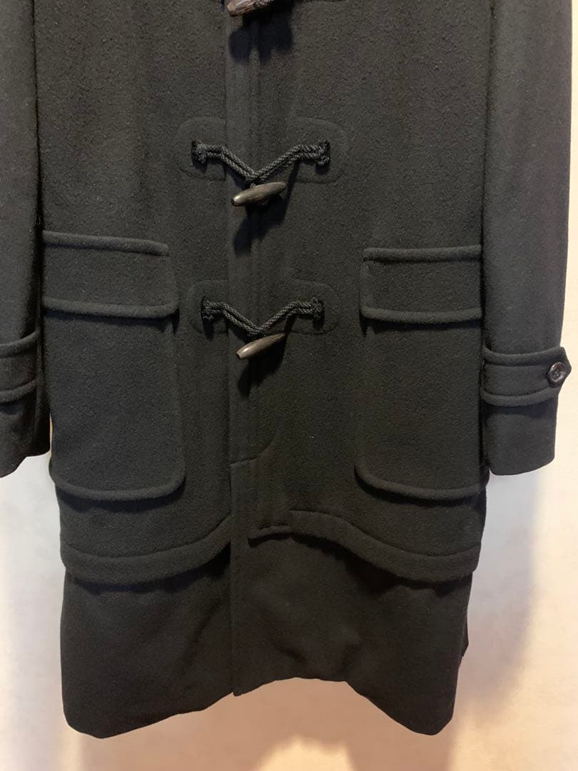 激レア美品コムデギャルソンオムプリュス黒フェイクレイヤードダッフルフードコートL