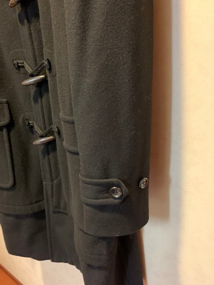 激レア美品コムデギャルソンオムプリュス黒フェイクレイヤードダッフルフードコートL