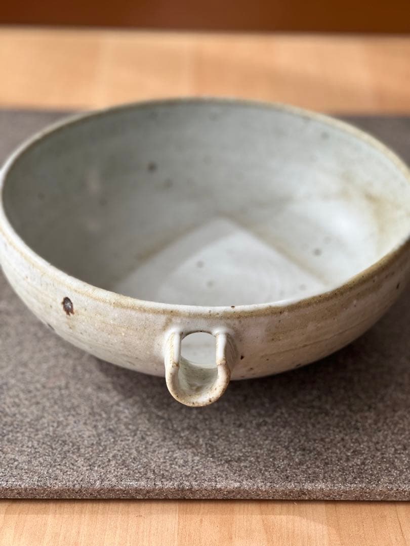 寺本守　片口　笠間焼　直径24.5㎝　大皿