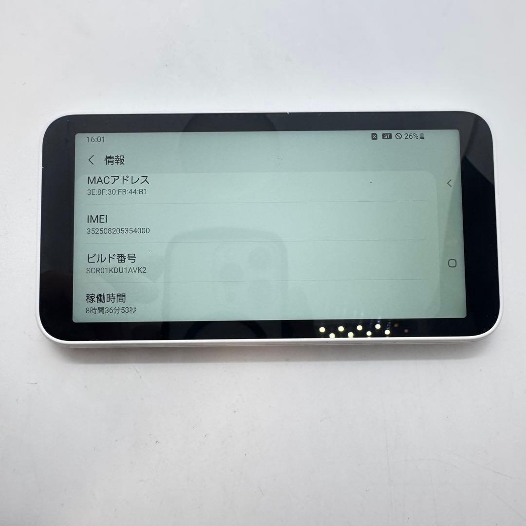 【SIMフリー】 Galaxy 5G Mobile Wi-Fi SCR01 本体