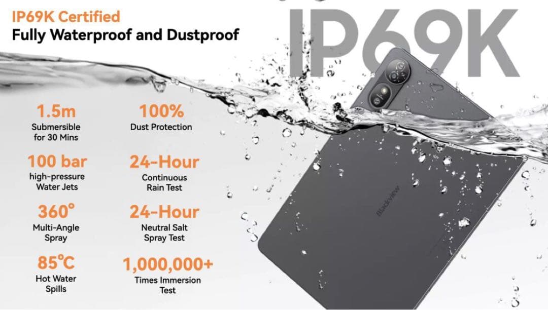 blackview未開封 MEGA 12 5G オレンジ 防水防塵 IP69K