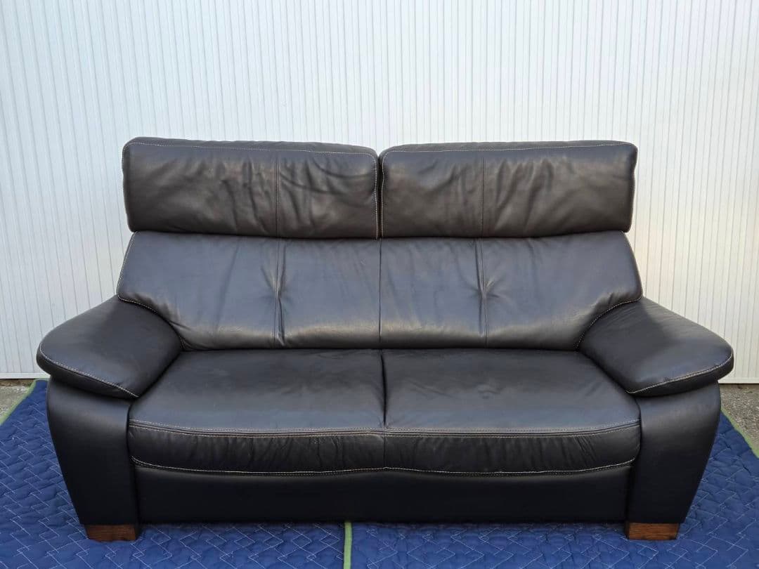 ◆送料込◆カリモク本革2.5人掛ソファ ZT7312 幅168cm直接お渡し歓迎