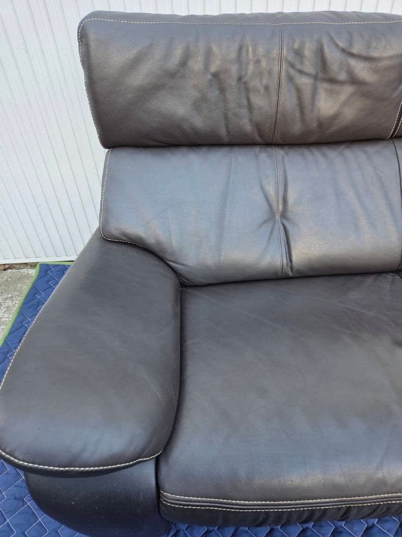 ◆送料込◆カリモク本革2.5人掛ソファ ZT7312 幅168cm直接お渡し歓迎