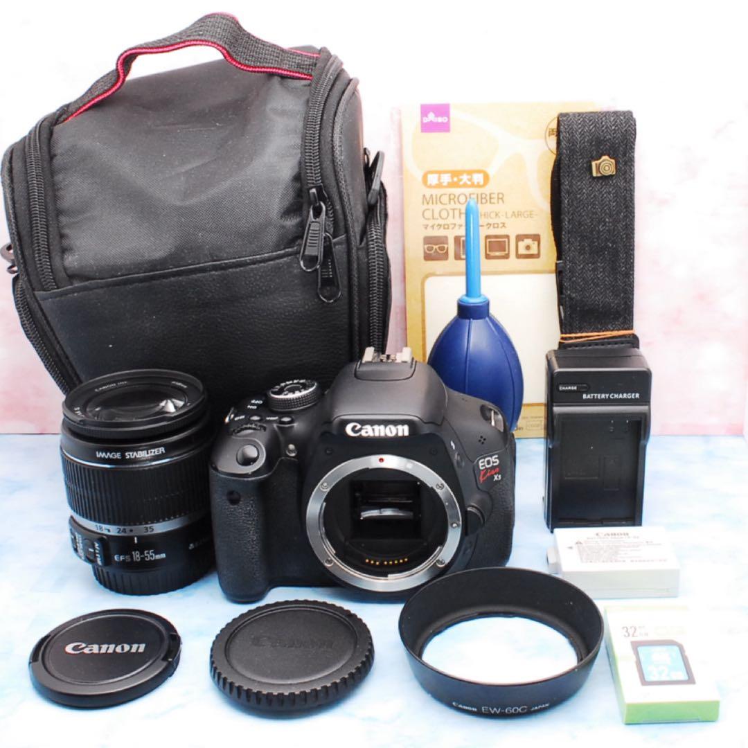 キャノン Kiss X5☆一眼レフカメラ☆カメラデビュー☆ブレずに簡単撮影