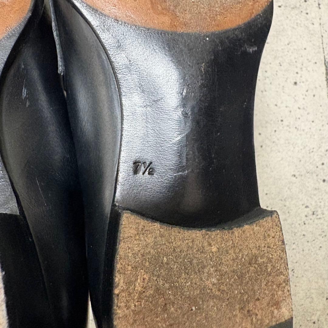 けまま☆美品☆ダブルエイチ☆ビットローファー☆ブラック　西口モデル