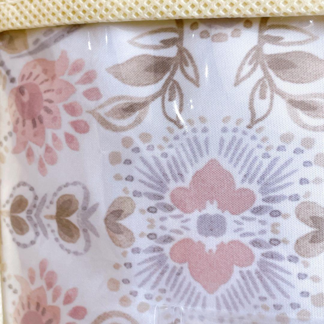 未使用　西川の洗える羽毛肌掛ふとん　フラワープリント　ダウン　シングルロング