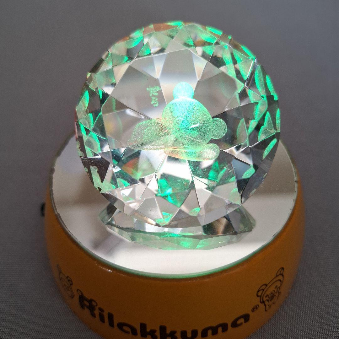 リラックマ クリスタルオブジェ ライト付き