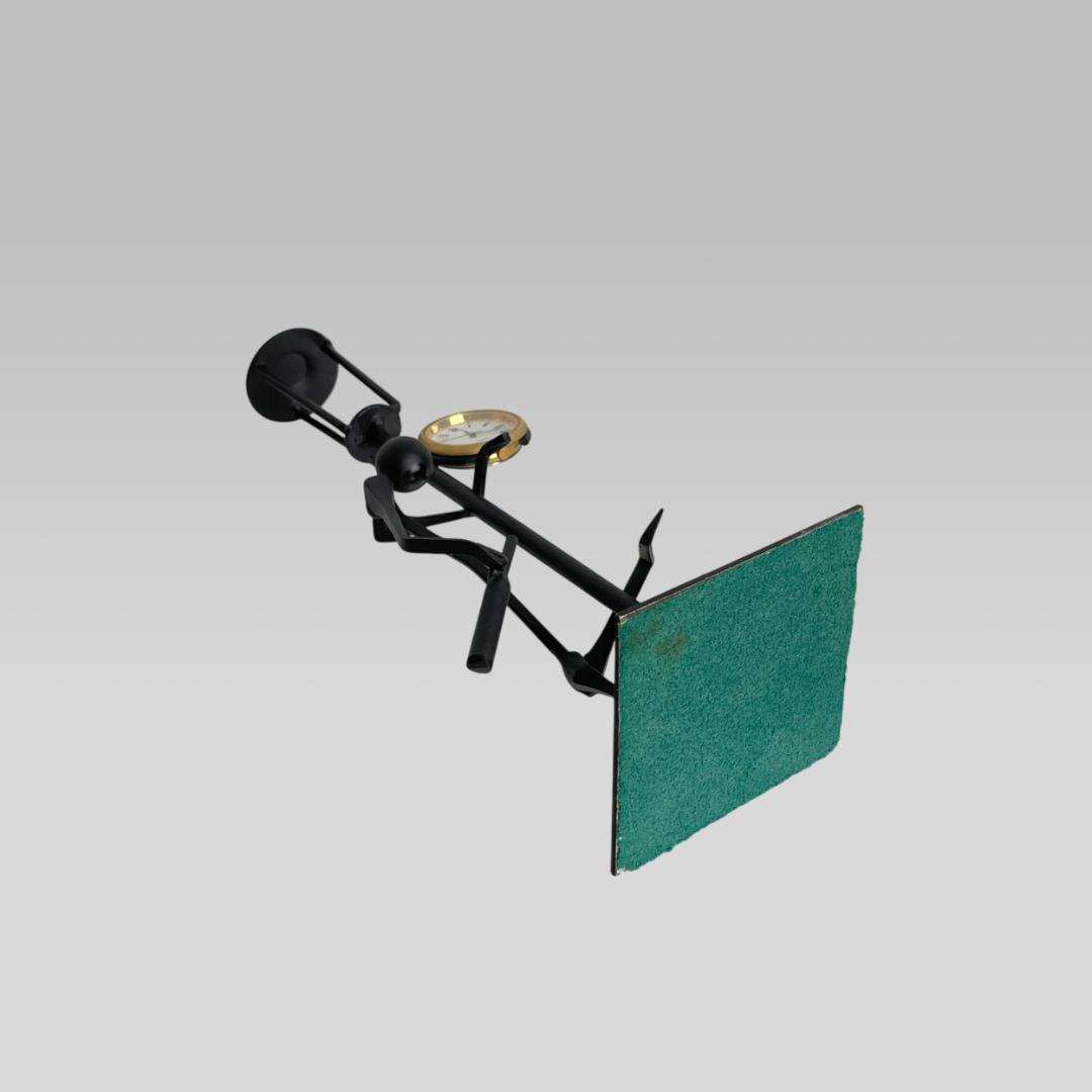 1980s ヴィンテージ【ピクトグラム】アートデザイン 置き時計 クロック