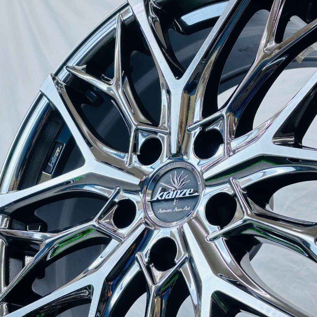 新品タイヤ付 weds クレンツェ ウィーバル クラウン ヴォクシー ハリアー