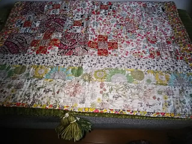 リバティ パッチワークフリーマット ハンドメイド