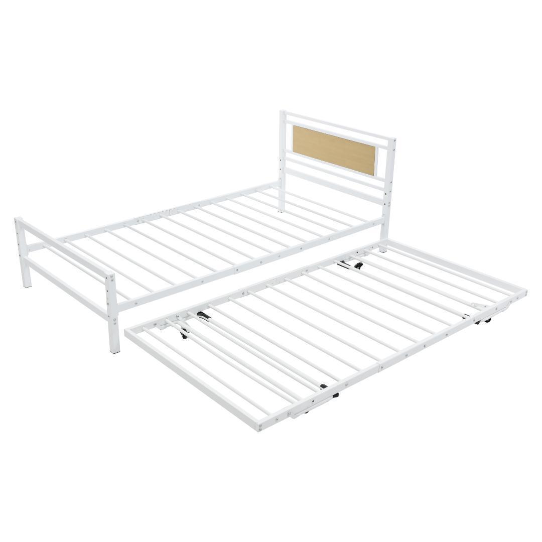 【ホワイト】 ベッド 二段ベッド パイプベッド シングルベッド 多段ベッド