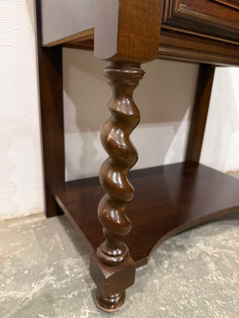 年末年始saleビンテージ　木製サイドテーブル　ベッドサイド　no.2