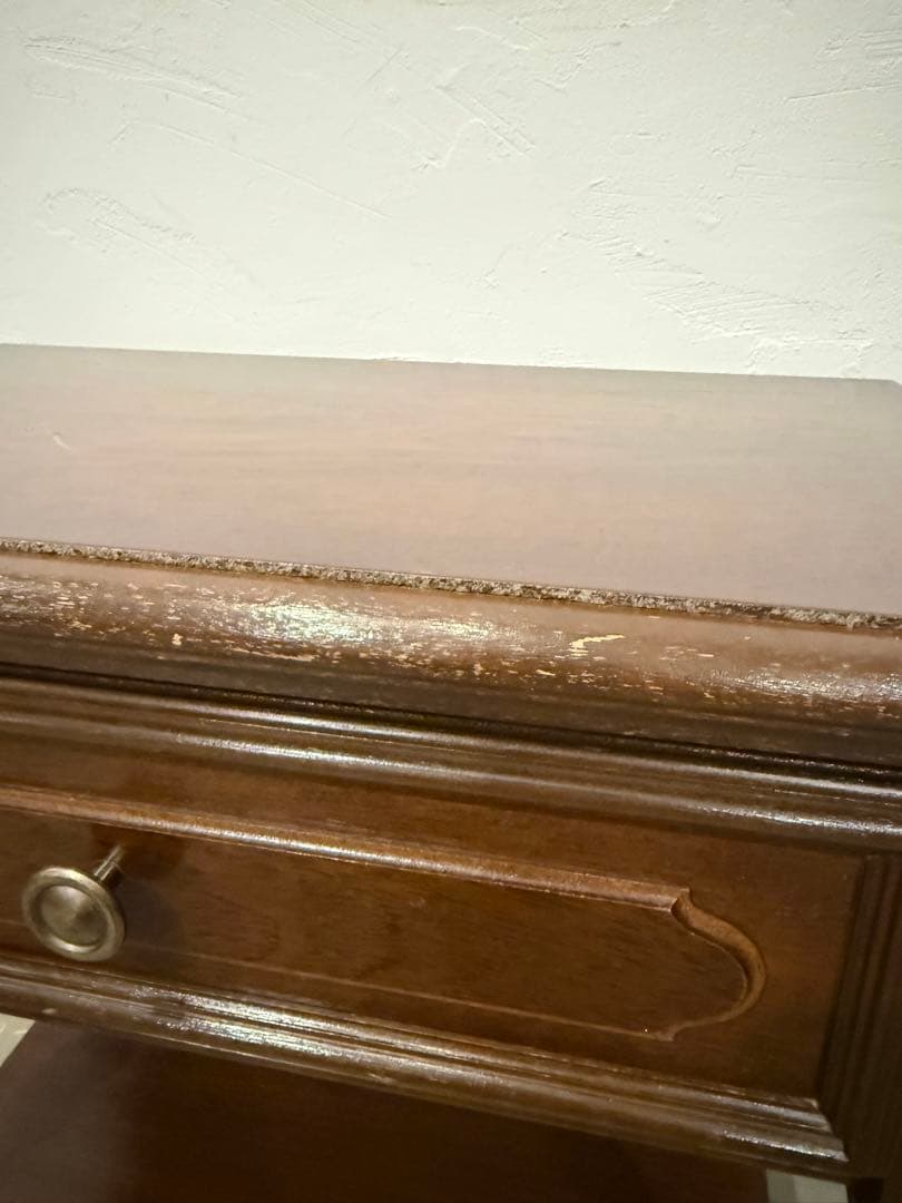 年末年始saleビンテージ　木製サイドテーブル　ベッドサイド　no.2