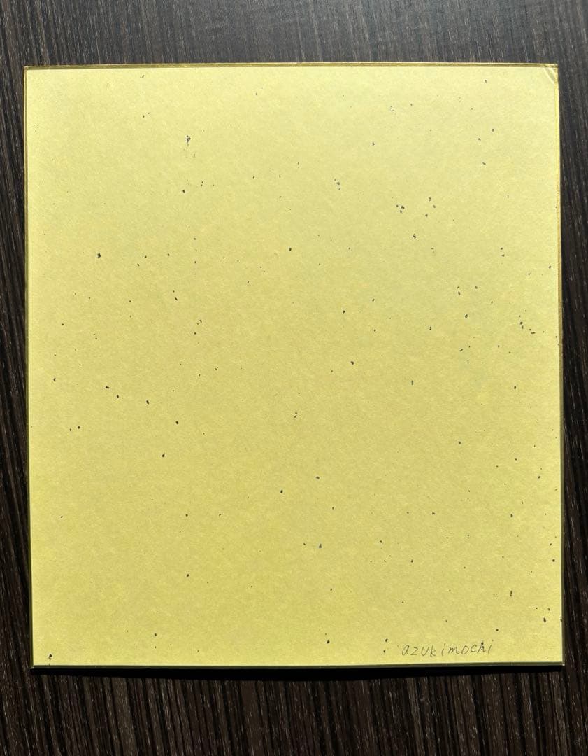 手描きイラスト　アナログイラスト　オリジナル　大色紙　お正月