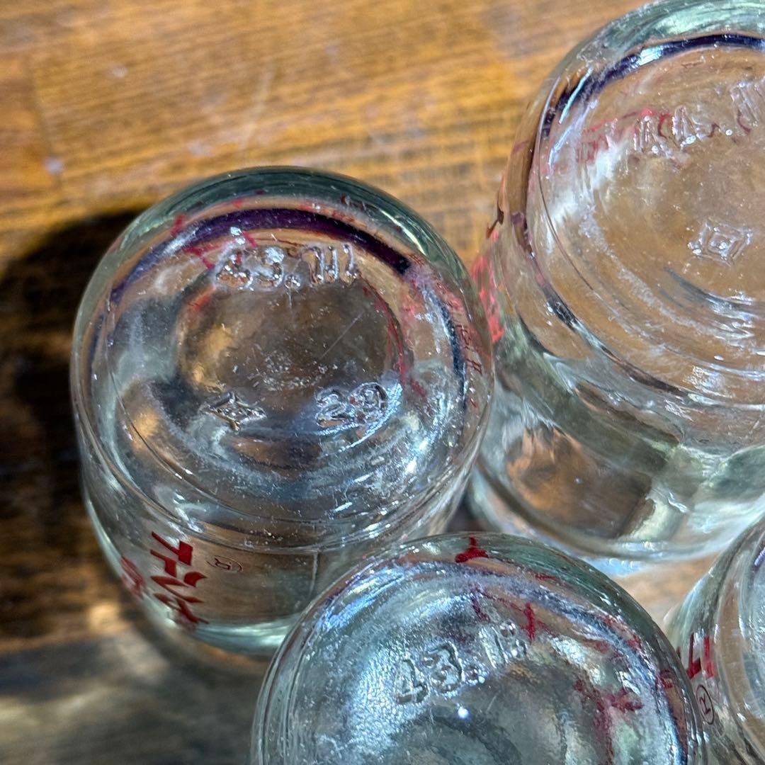 希少 レトロ 昭和 当時物 ガラス 瓶 小瓶 ヤクルト まとめ クロレラ