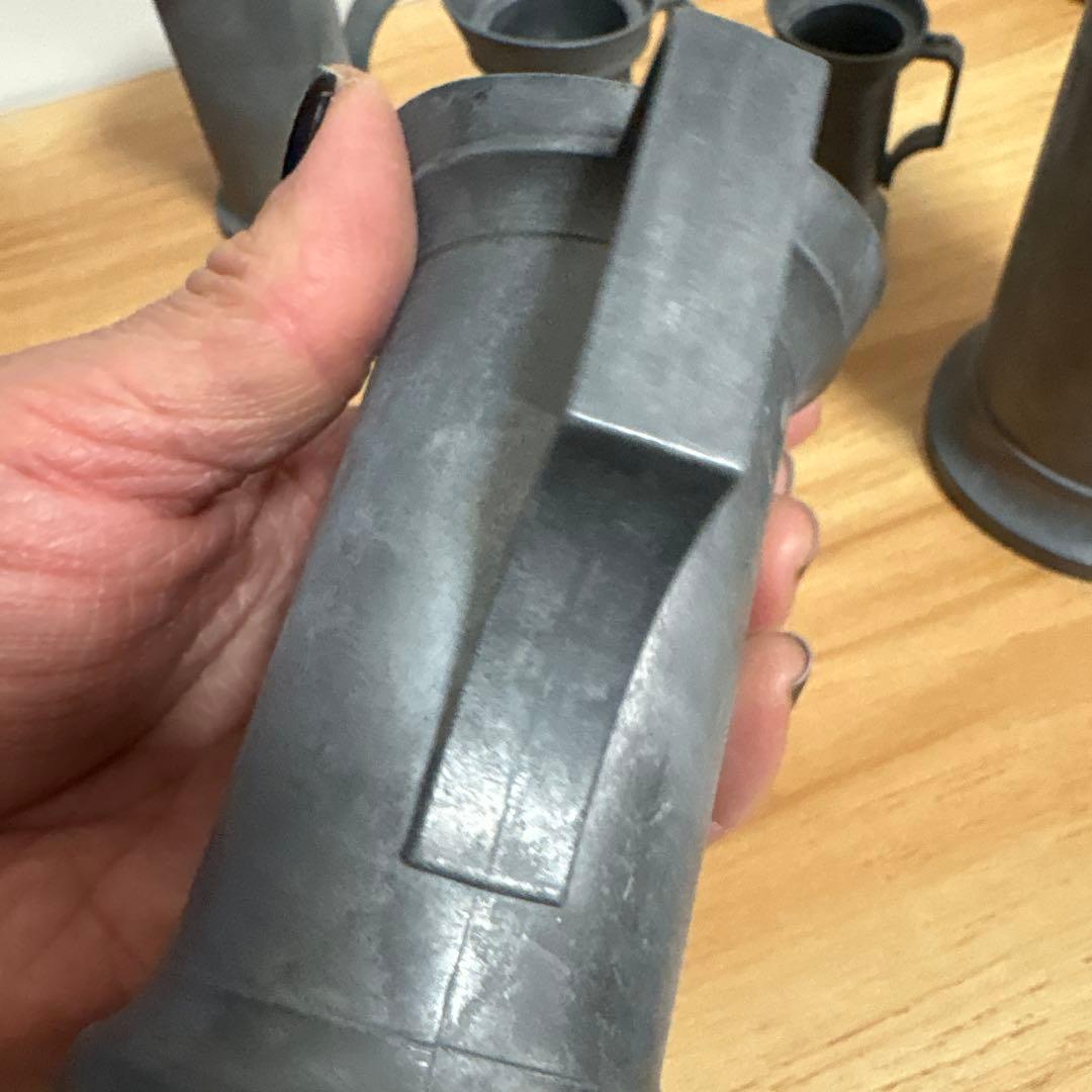 フランス　ピューター製　計量カップ