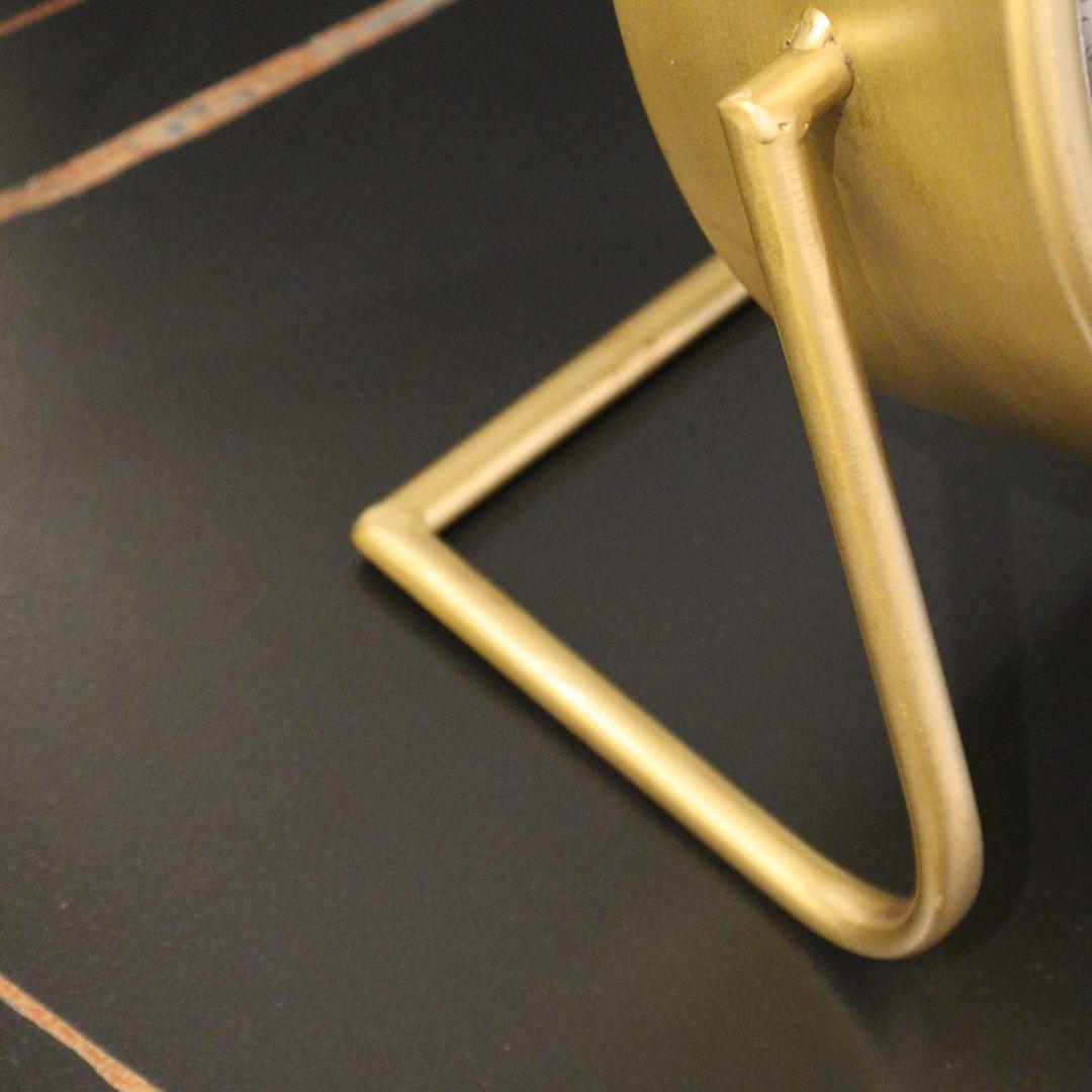 置き時計 クロック ゴールド ギアクロック ヴィンテージ