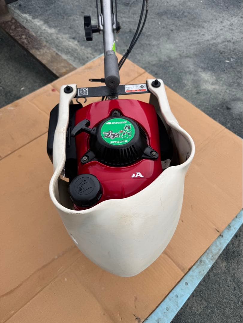 ガソリンエンジン 耕運機。確認済みです しっかり動きます