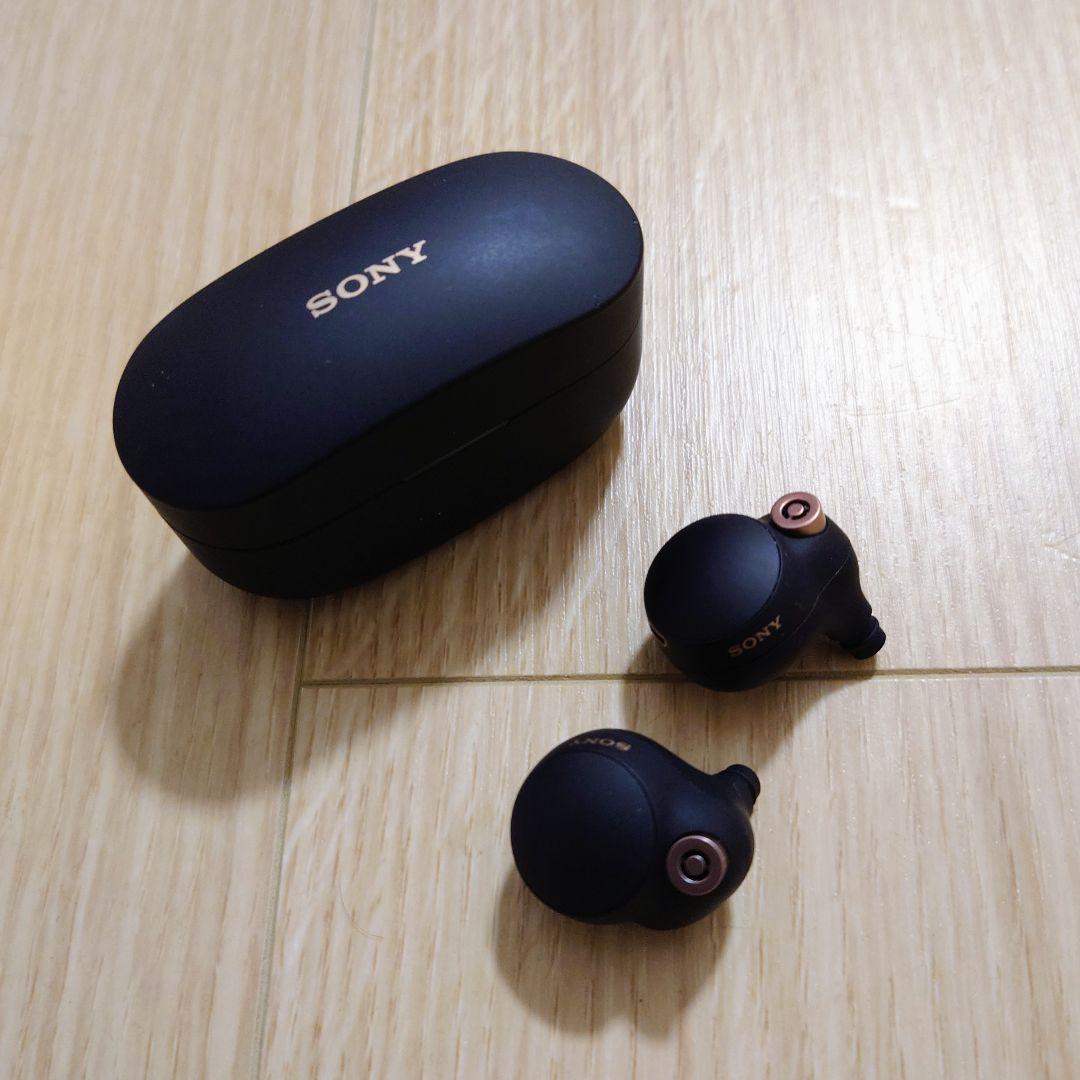ソニー WF-1000XM4 バッテリー新品交換済 ブラック ワイヤレスイヤホン