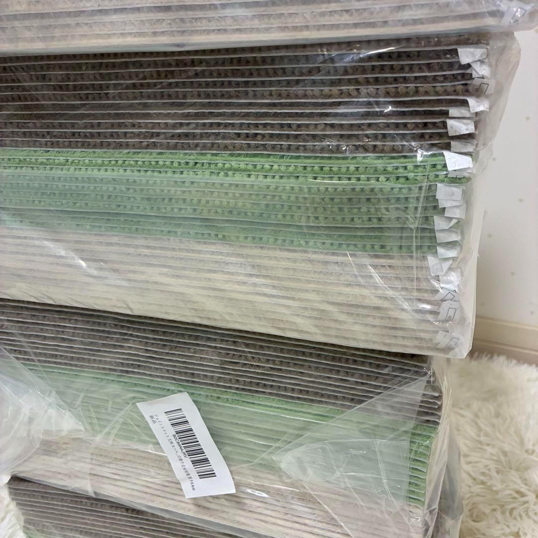 【120枚】新品 タイルカーペット ジョイントマット 防音 洗える タイルマット