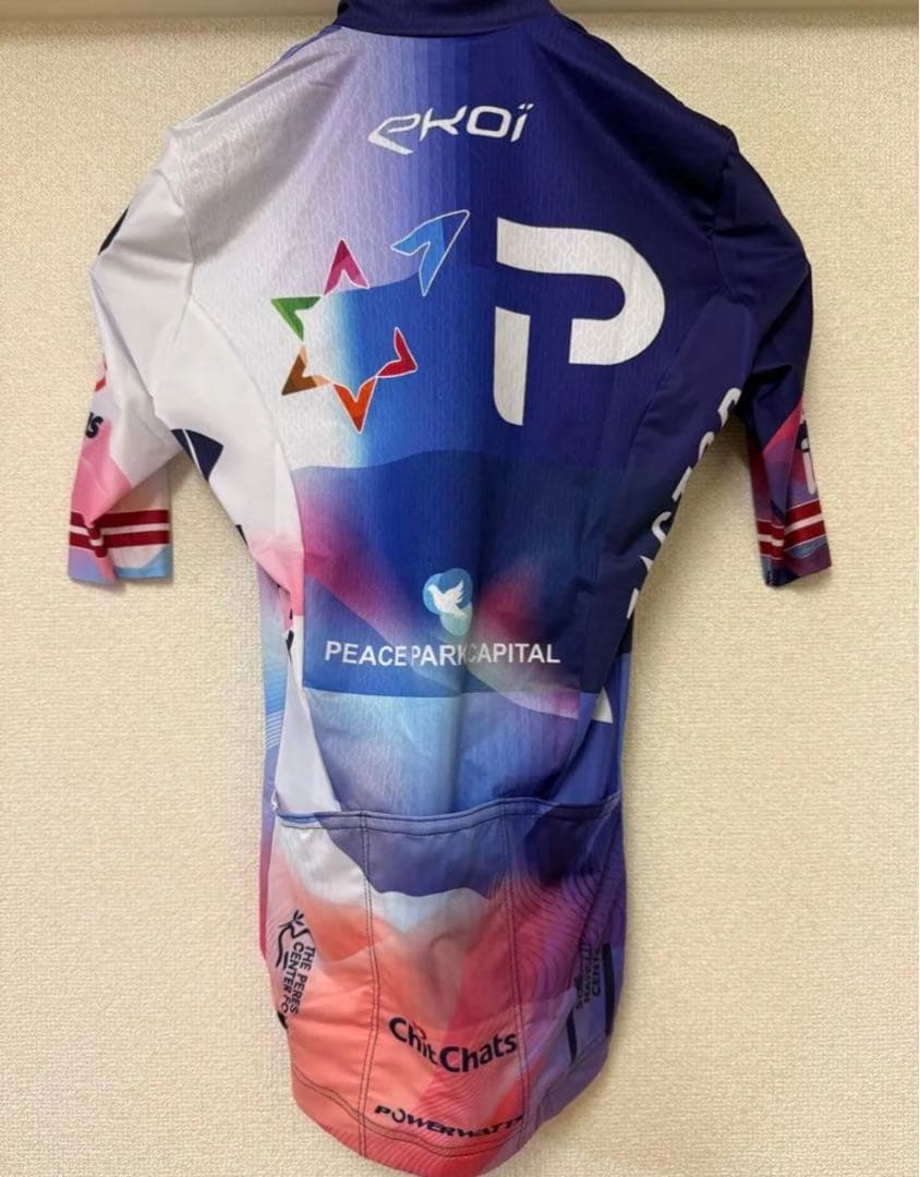 選手支給品　イスラエル・プレミアテック　サイクルジャージ　サイズXXS 半袖
