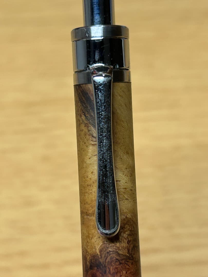 工房楔　花梨紅白　瘤杢　こぶ杢　シャープペンシル　0.5ミリ