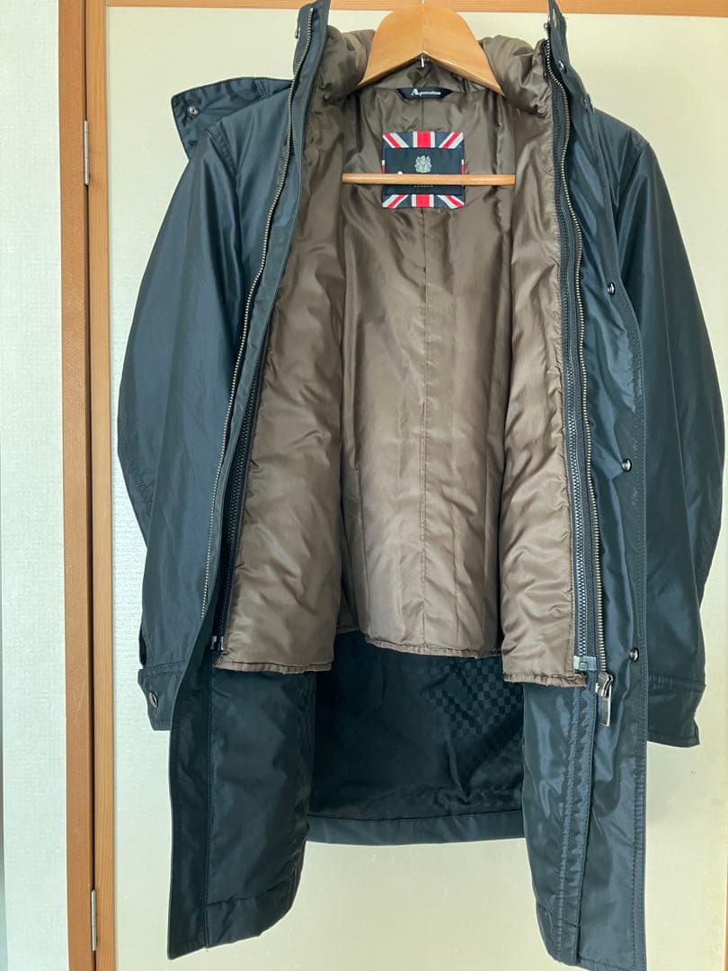 Aquascutum フード ダウンライナー付 モッズコート