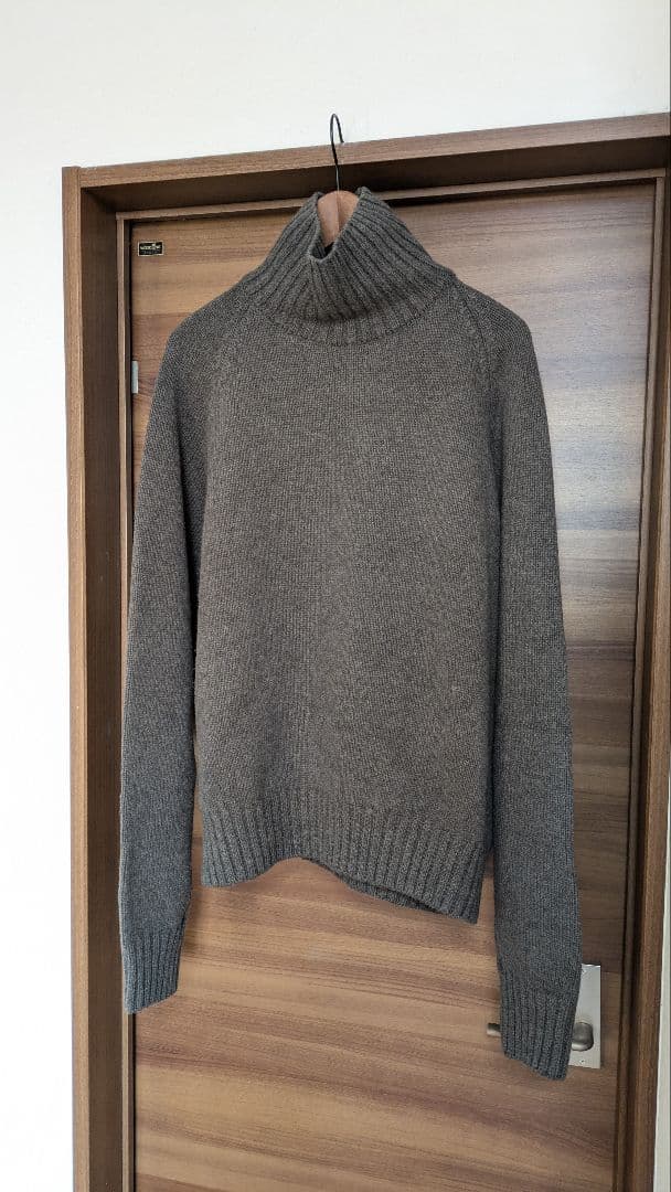 トップス stein EX FINE LAMBS LOOSE HIGH NECK KNIT