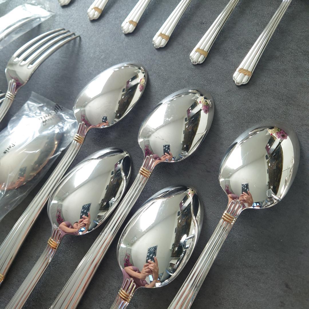 美品 クリストフル アリアゴールドリング スタンダード含む 未開封含む 30点