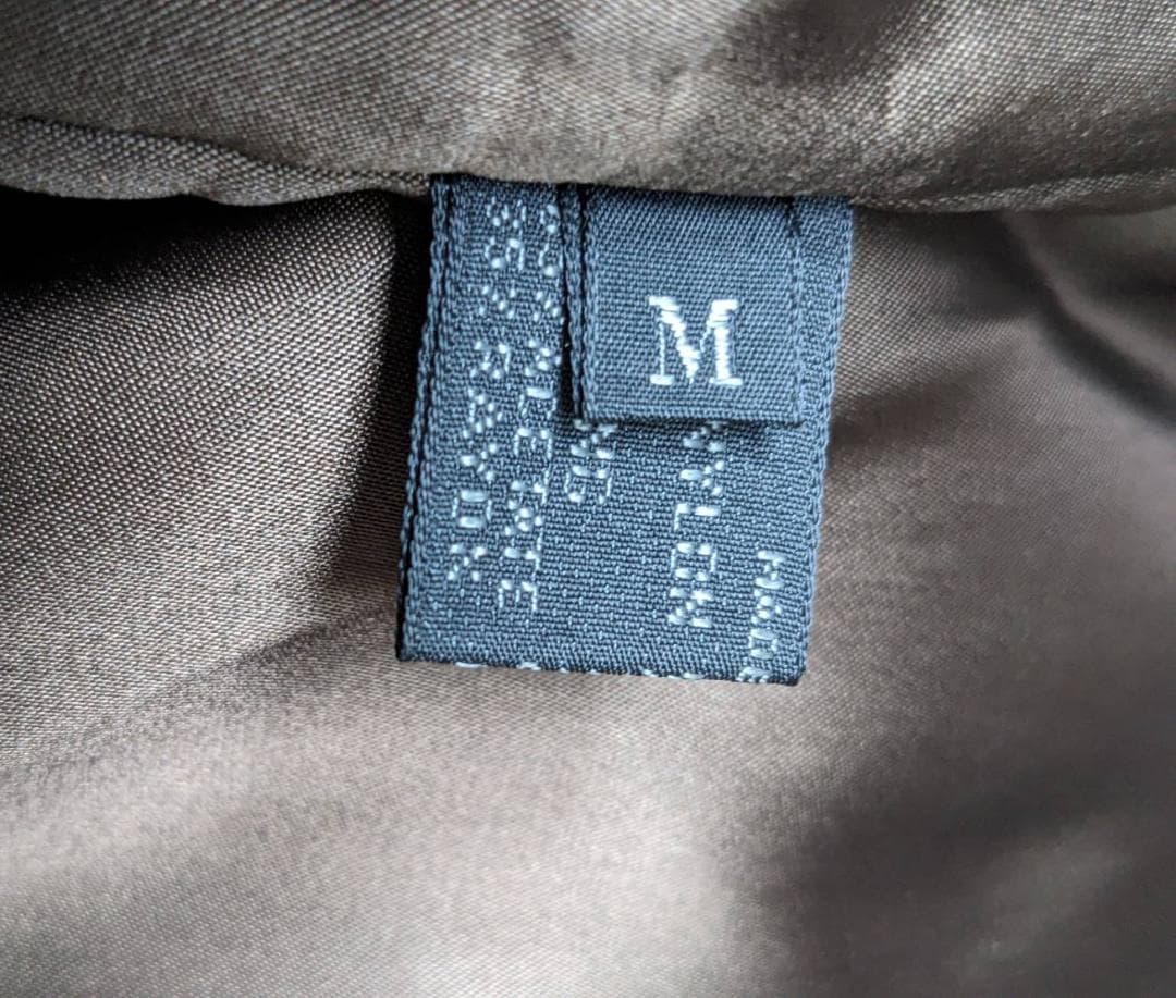 PRADA ハーフコート ダークブラウン　レディース