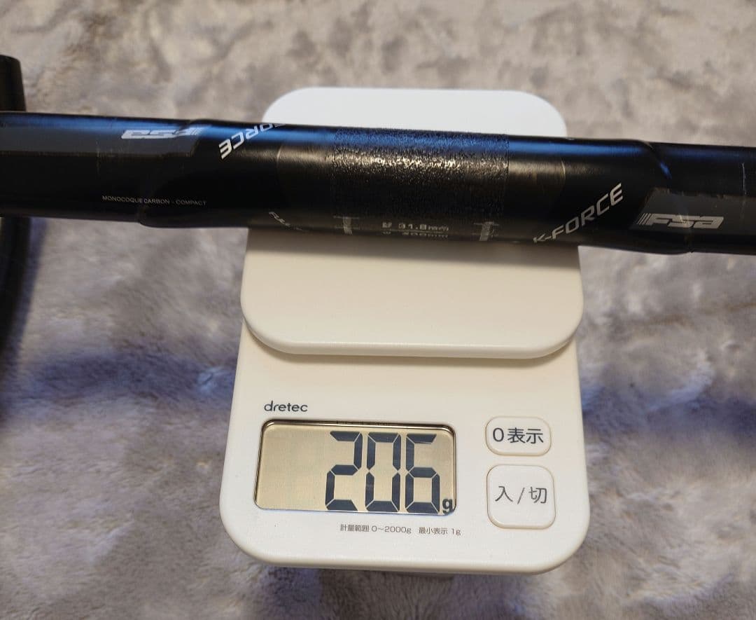 FSA K-Force COMPACT カーボンハンドル 400幅