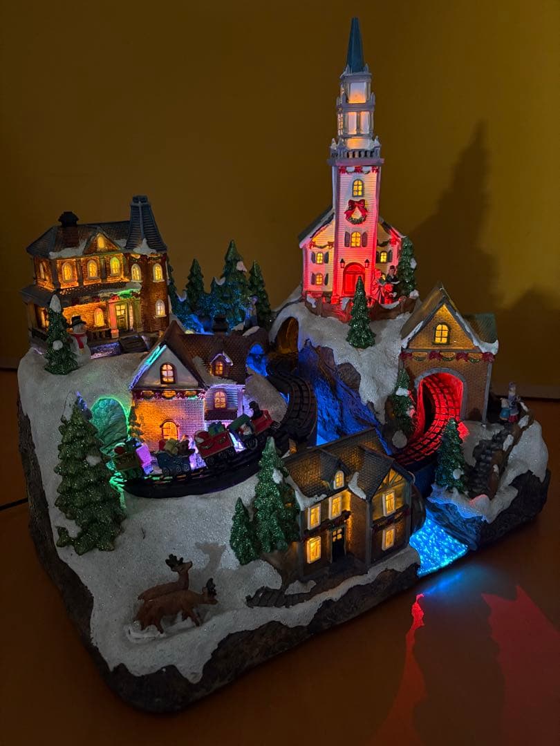 コストコ　クリスマスの街　9曲の連続BGMとイルミネーション音量調整可能