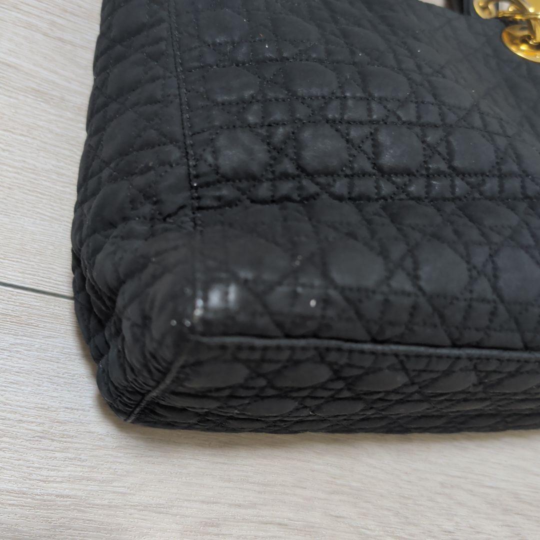 Dior　ブラックキルティングハンドバッグ