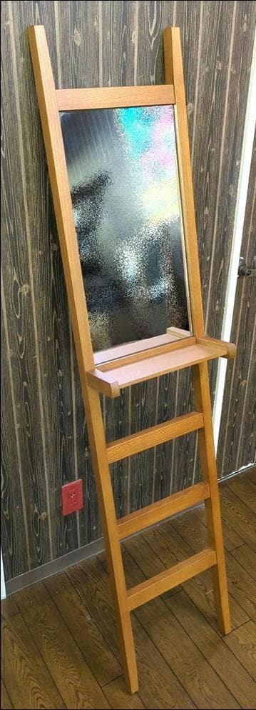 〈たのめる便・現状渡し〉IDEE イデー LADDER ラダー ミラー