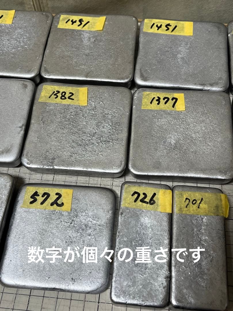 ▷▷ 溶解用として、鉛の塊！鉛インゴット？　20.217kg