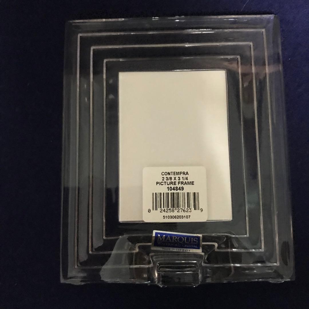 ウォーターフォード　  クリスタル　フォトフレーム　写真立て