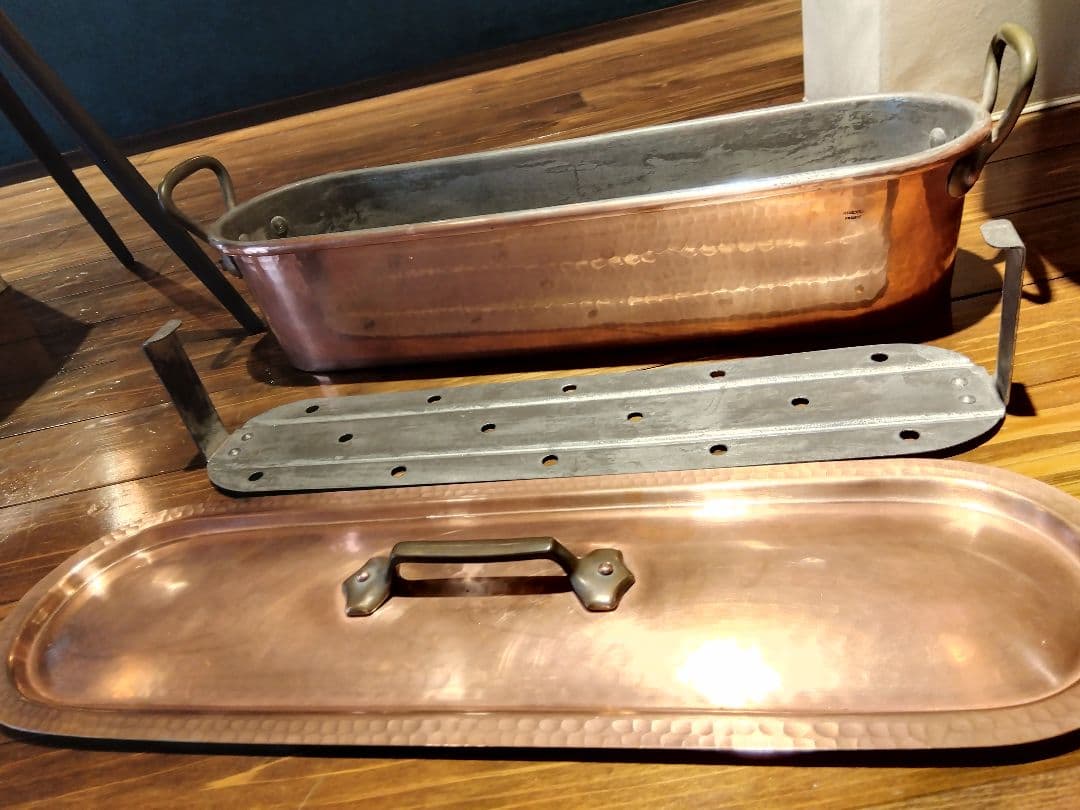 銅両手付きオパール型ボワソニエル鍋