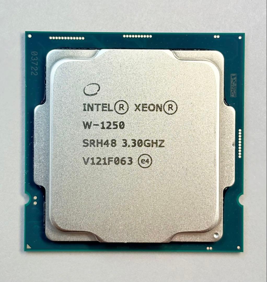 ★高性能CPU★Intel Xeon W-1250★W480チップ用★