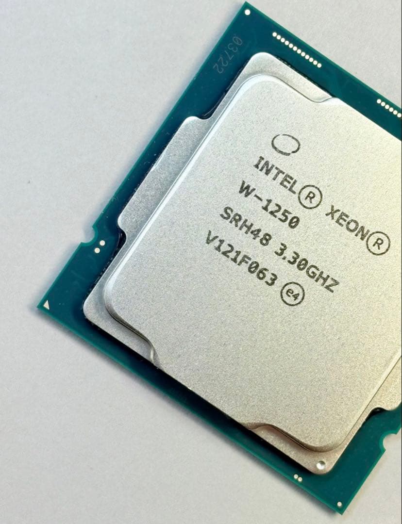 ★高性能CPU★Intel Xeon W-1250★W480チップ用★
