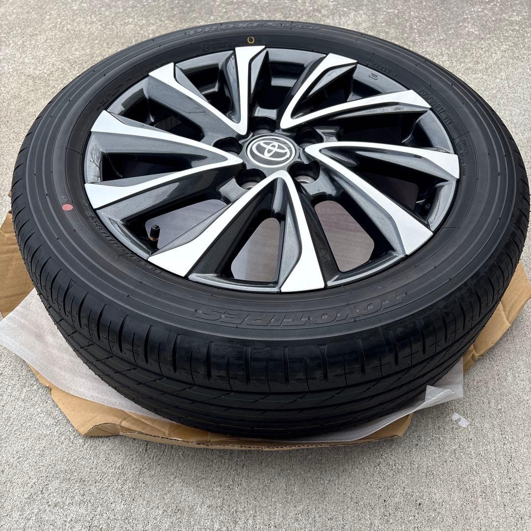 値下！［3/4本目］新車外しトヨタ新型ヴォクシーS-Zハイブリッドホイールタイヤ