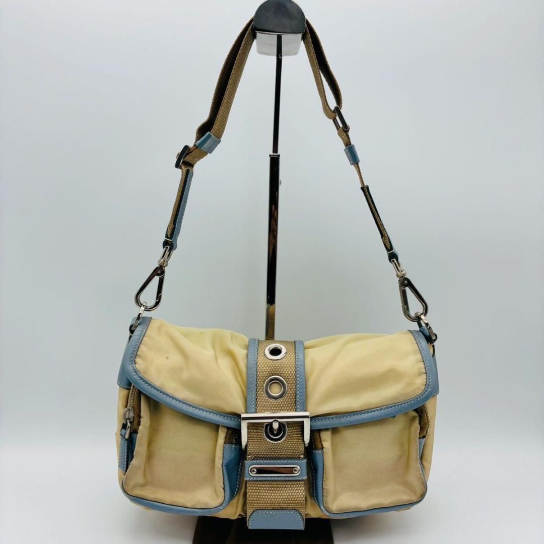 【希少 レア】プラダ ワンショルダーバッグ ナイロン vintage 90s