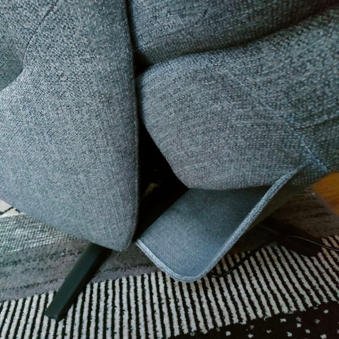 ニトリ2M電動リクライニングチェア LE01-02 DGY オットマン モダン