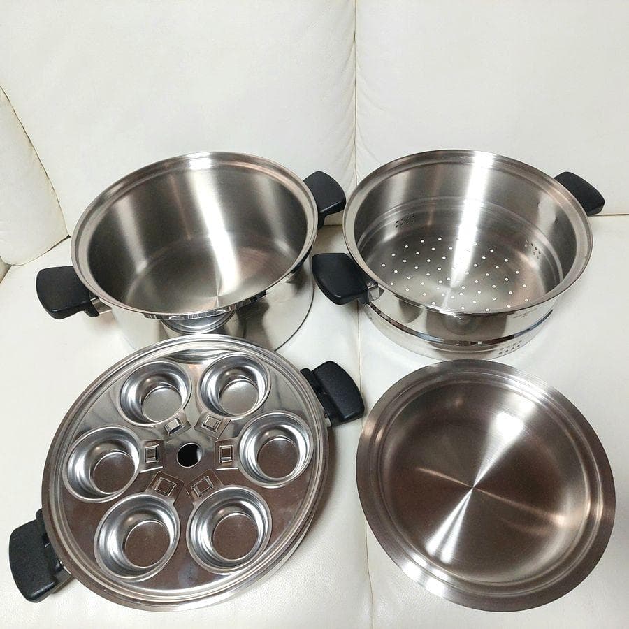 ◆新品 アムウェイ クイーンクック6Lシチューパン 蒸し器 鍋