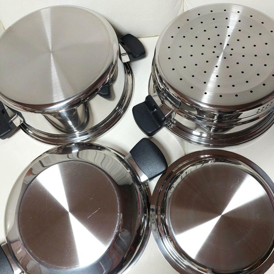 ◆新品 アムウェイ クイーンクック6Lシチューパン 蒸し器 鍋