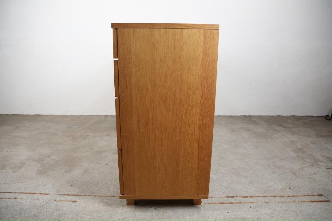 美品『オーク材』サイドボード ドロワー リビングボード チェスト RWsid21