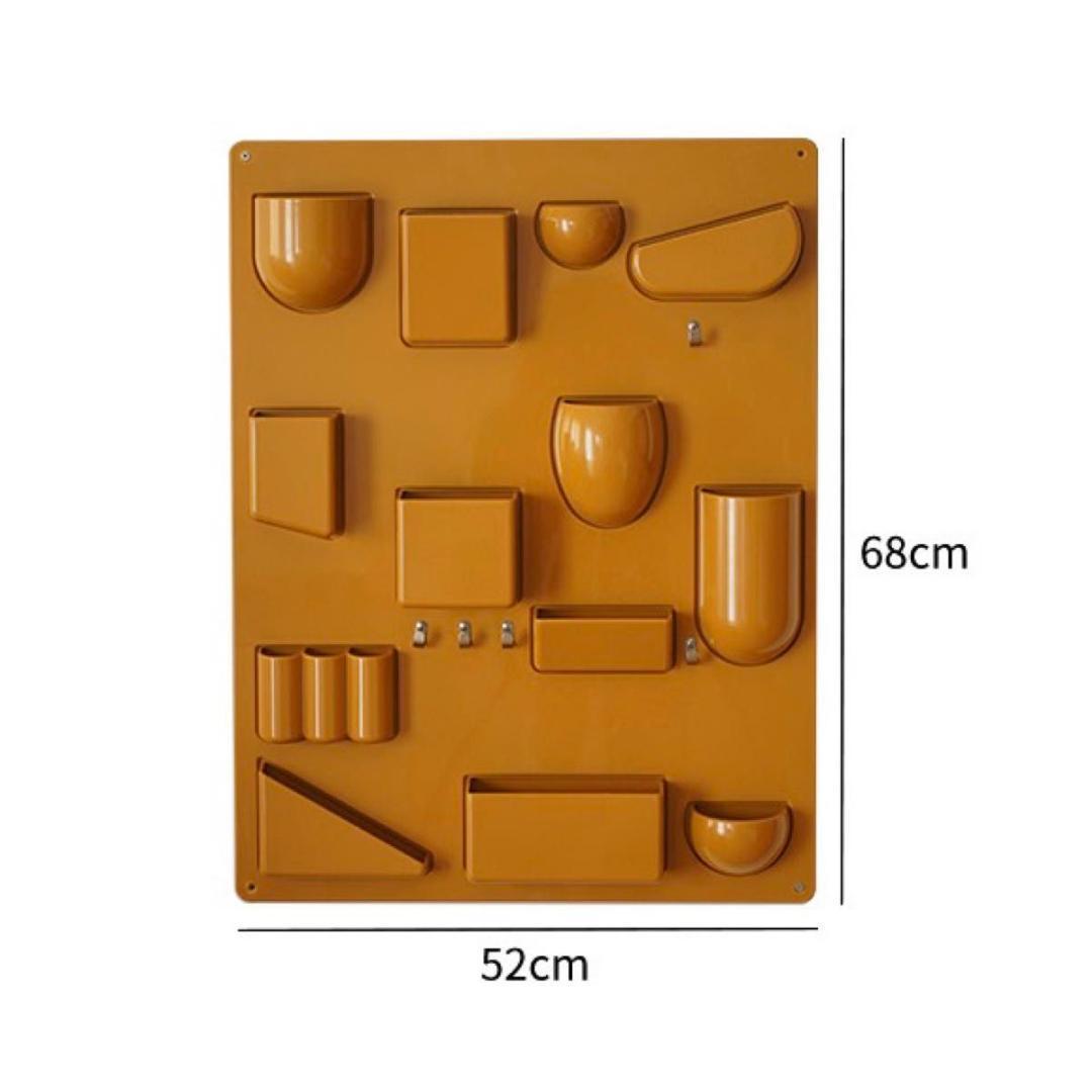 ウォールシェルフ 壁面収納 壁掛けラック ウーテンシロ リプロダクト イエロー